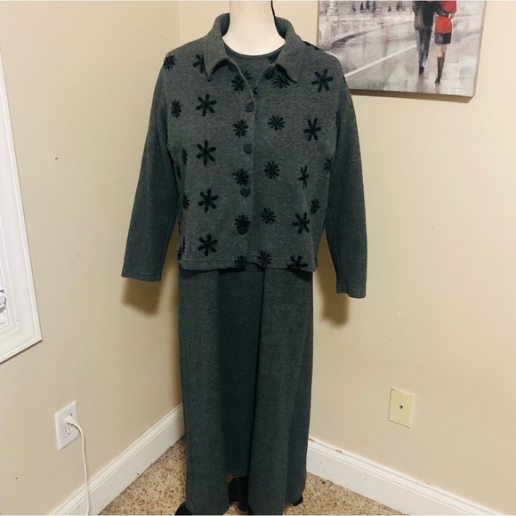 AGENDA Sweater Dress 2-PC Set - Picture 1 of 13